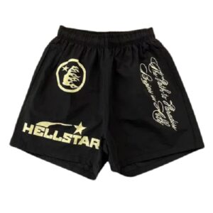 Hellstar Yellow logo Shorts